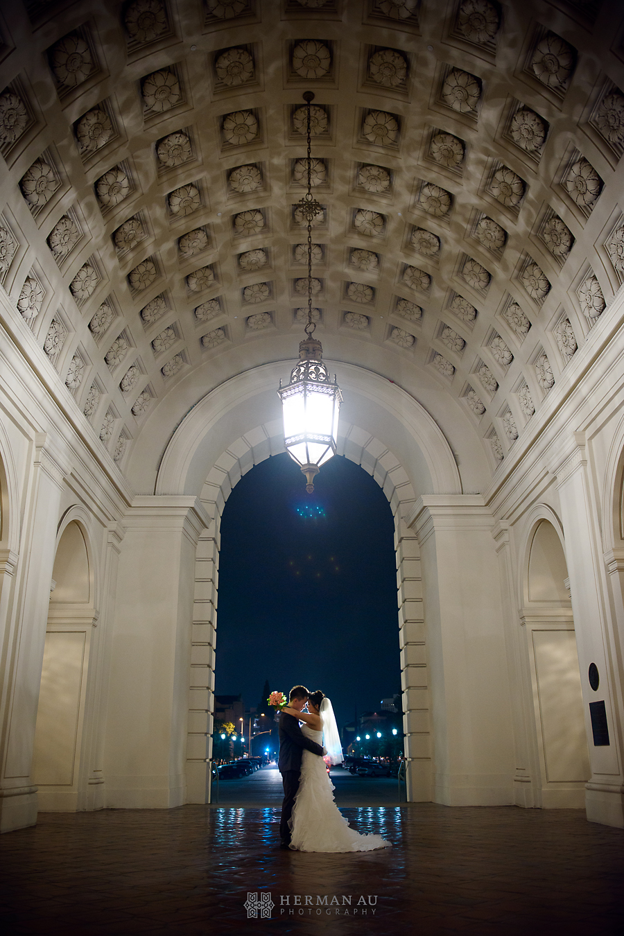 Los Angeles night time engagement session 4
